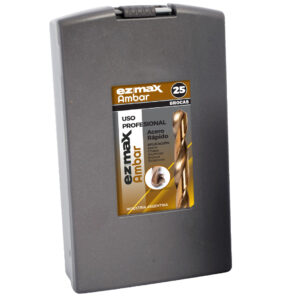 3302-5110 - Caja Plástico Alto Impacto - 25 Brocas EZ MAX Ambar